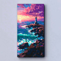 Картина за номерами "Хвилююче море" 40*80 см 11573-AC