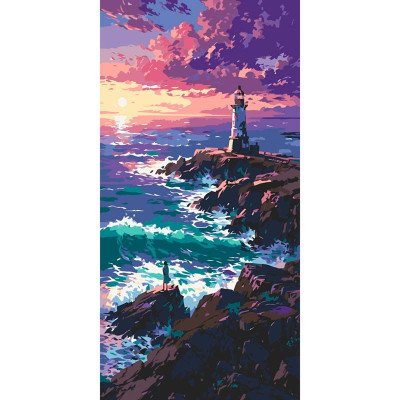 Картина за номерами "Хвилююче море" 40*80 см 11573-AC Картина за номерами "Хвилююче море" 40*80 см 11573-AC