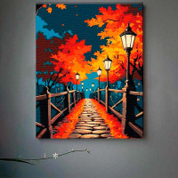 Картина за номерами "Нічна прогулянка" 40*50 см 11054-AC