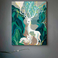 Картина за номерами "Казкові олені" ArtCraft 40*50 см 11591-AC