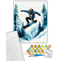 Картина за номерами "Сніжний екстрім" ArtCraft 40*50 см 10160-AC
