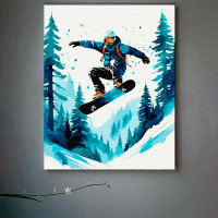 Картина за номерами "Сніжний екстрім" ArtCraft 40*50 см 10160-AC