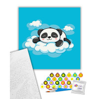 Картина за номерами ArtCraft "Сонна Пандочка" 30x30 см 15612-AC