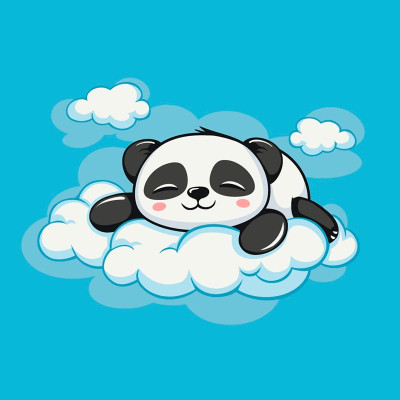 Картина за номерами ArtCraft "Сонна Пандочка" 30x30 см 15612-AC