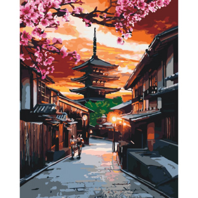 Картина за номерами На заході сонця 40*50 КНО3525