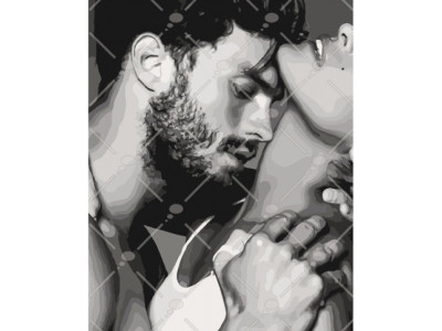 Картина за номерами Ніжність кохання 40*50 КНО4554