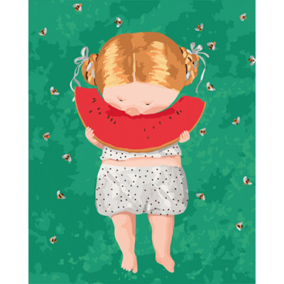 Картина за номерами "Кавунчик..." KNG036