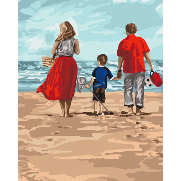 Картина "Сімейний відпочинок" 40х50 см КНО4679