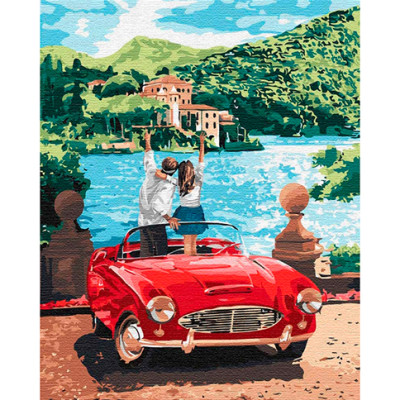 Картина за номерами "Мандруючи удвох" КНО4760 Картина за номерами "Мандруючи удвох" КНО4760