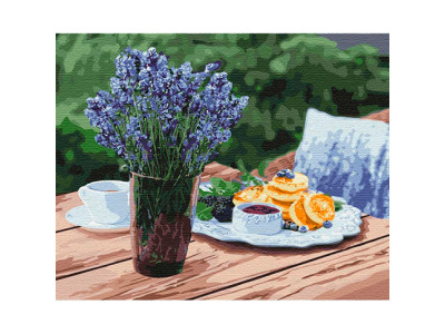 Картина за номерами "Сніданок за містом" КНО5599