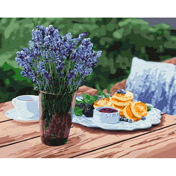 Картина за номерами "Сніданок за містом" КНО5599