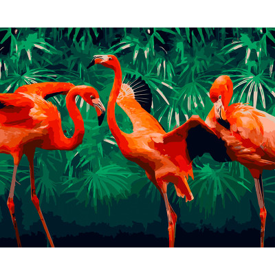 Картина за номерами "Яскраві тропіки" Ідейка 40х50 см. KHO4335