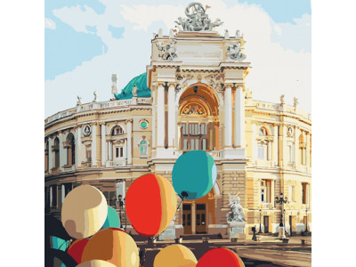 Картина за номерами Перлина біля моря 40*40 КНО3501