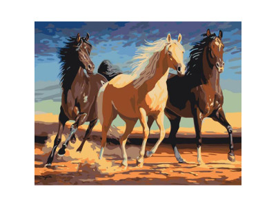 Картина за номерами Табун 2 40*50 КНО4029