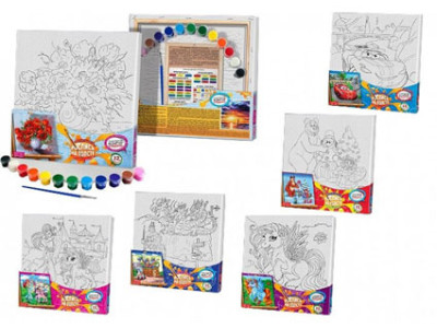 Набір для малювання Розпис на полотні Маки РХ-02-01020304...10