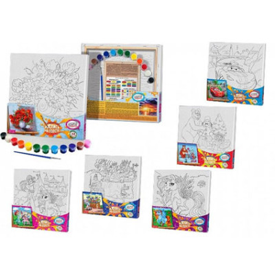 Набір для малювання Розпис на полотні Маки РХ-02-01020304...10