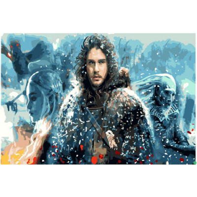 Картина за номерами Гра престолів. Джон Сноу 40*50 см GX25307