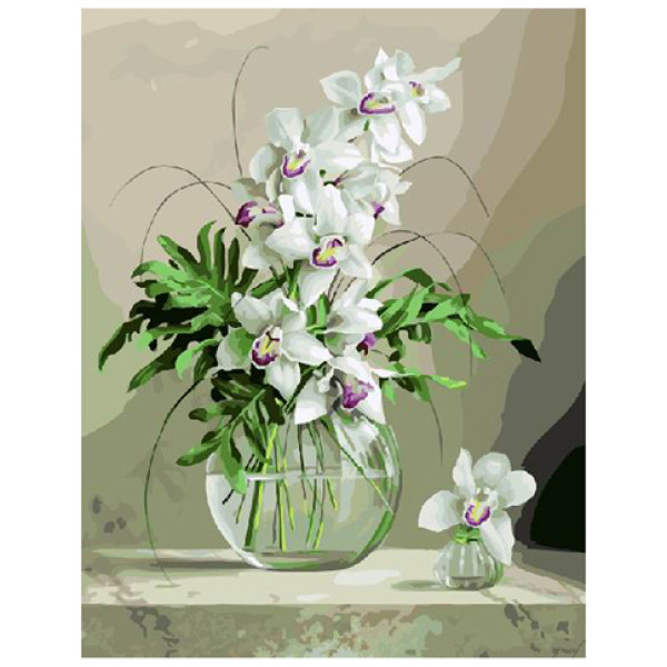 Картина за номерами "Орхідеї у вазі" GX21177