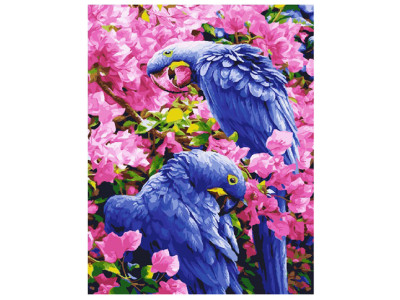 Картина за номерами "Птахи у квітах" GX25245