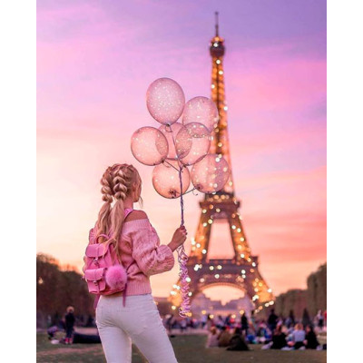 Картина за номерами "Вечір у Парижі" тм Лавка Чудес 40 x 50 см у коробці LC10006