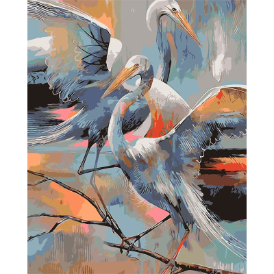 Картина за номерами "Лелеки" тм Лавка Чудес 40 x 50 см у коробці LC20112 Картина за номерами "Лелеки" тм Лавка Чудес 40 x 50 см у коробці LC20112