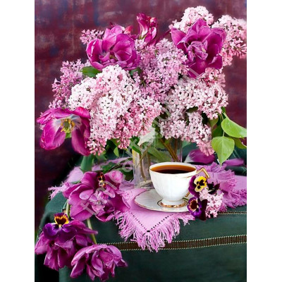 Картина за номерами "Чарівний бузок" тм Лавка Чудес 40 x 50 см у коробці LC40055 Картина за номерами "Чарівний бузок" тм Лавка Чудес 40 x 50 см у коробці LC40055