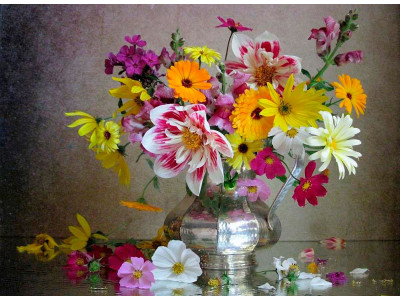Картина за номерами квіти "Цветочное настроение" тм Лавка Чудес 40 x 50 см LC40056