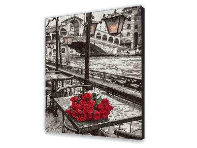 Картина за номерами з лаком ArtCraft квіти "Троянди Венеції" 40х50 см 11320-AC