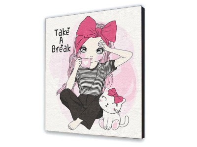 Картина за номерами "Візьми паузу" 30*38 см 10241-AC