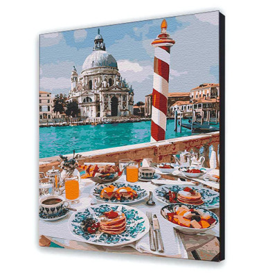 Картина за номерами "Сніданок у Венеції" 40*50 см 11229-AC