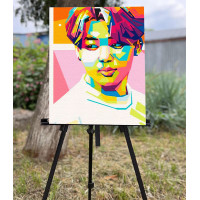 Картина за номерами з лаком ArtCraft "Jimin. Art Prints" 40*50 см 10269-AC