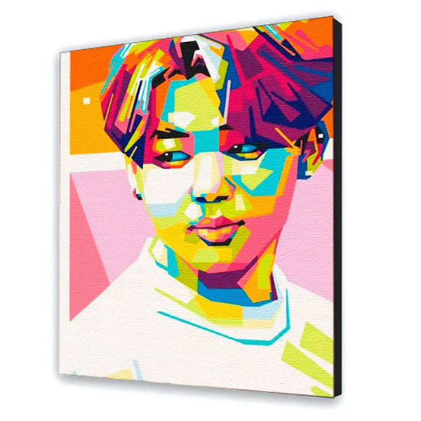 Картина за номерами з лаком ArtCraft "Jimin. Art Prints" 40*50 см 10269-AC