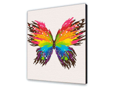 Картина за номерами "Кольоровий метелик" 40*50 см 11647-AC