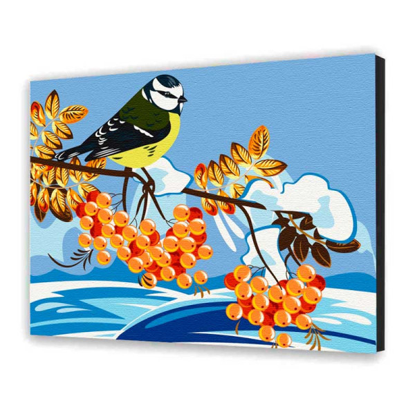 Картина за номерами "Перший сніг" 40*50 см @ 11529-AC