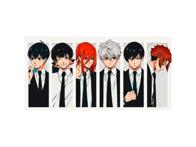 Картина за номерами "Blue Lock" 40*80 см 16072-AC