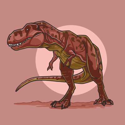 Картина за номерами "Тиранозавр" 30*30 см 15023-AC