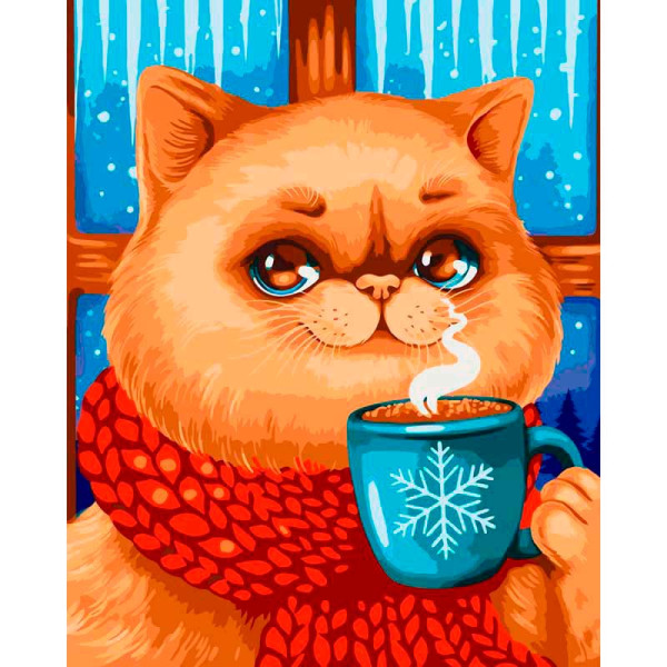 Картина за номерами "Зимовий аромат" 40*50 см @ 11531-AC