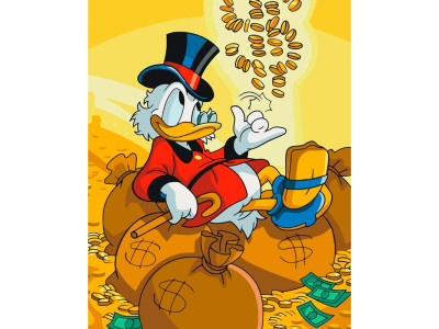 Картина за номерами "Scrooge McDuck" 40*50 см 11576-AC