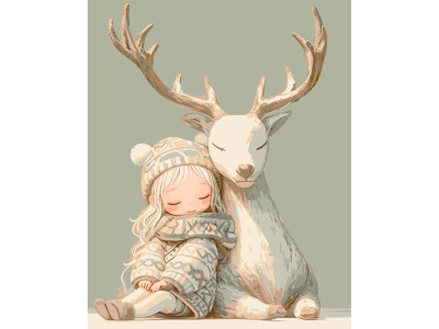 Картина за номерами ArtCraft "Поруч з другом" 40*50 см 10152-AC