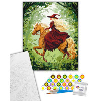 Картина за номерами "Чарівна наїздниця" Artcraft 40*50 см 10158-AC