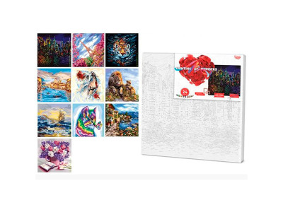 Картина за номерами "PAINTING BY NUMBERS" економ MIX KpNe-40х40-02-0102...10