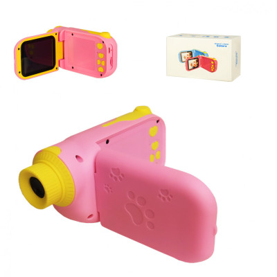 Детская цифровая видео камера C138 с картой памяти Розовый