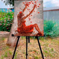 Картина за номерами Пелюстки кохання Strateg 30х40 см SS-6553