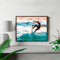 Картина за номерами Крутий серф Strateg 40х50 см GS289