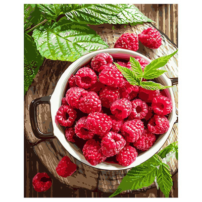 Картина за номерами Stateg "Малина" 40х50 см VA-1117