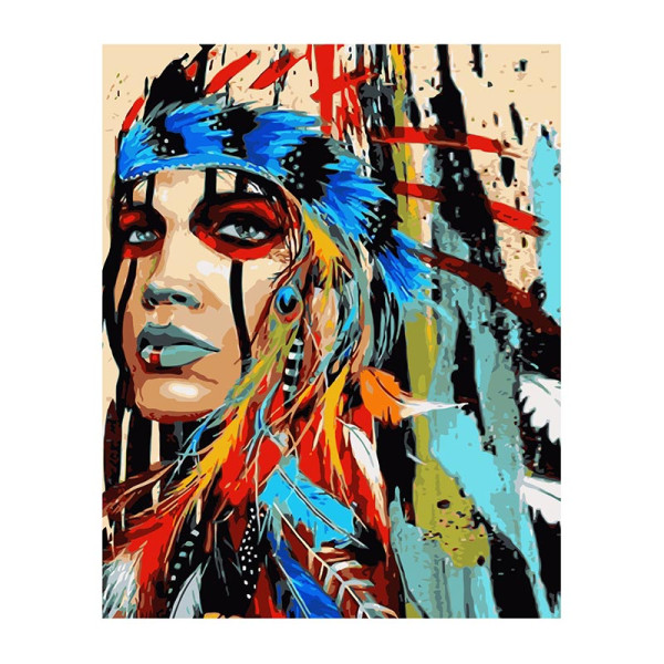 Картина за номерами Stateg "Indian Women" 40х50 см VA-2858