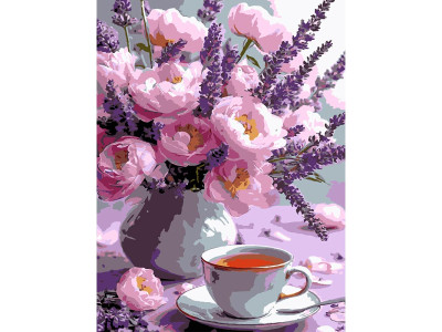 Картина за номерами Strateg Весняне цвітіння 30Х40 см SS-1252