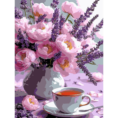 Картина за номерами Strateg Весняне цвітіння 30Х40 см SS-1252