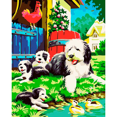 Картина за номерами "На фермі" ТМ Лавка Чудес 40 x 50 см LC20132