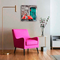 Картина за номерами "Сусідський мопед" 40х40 см 11206-AC